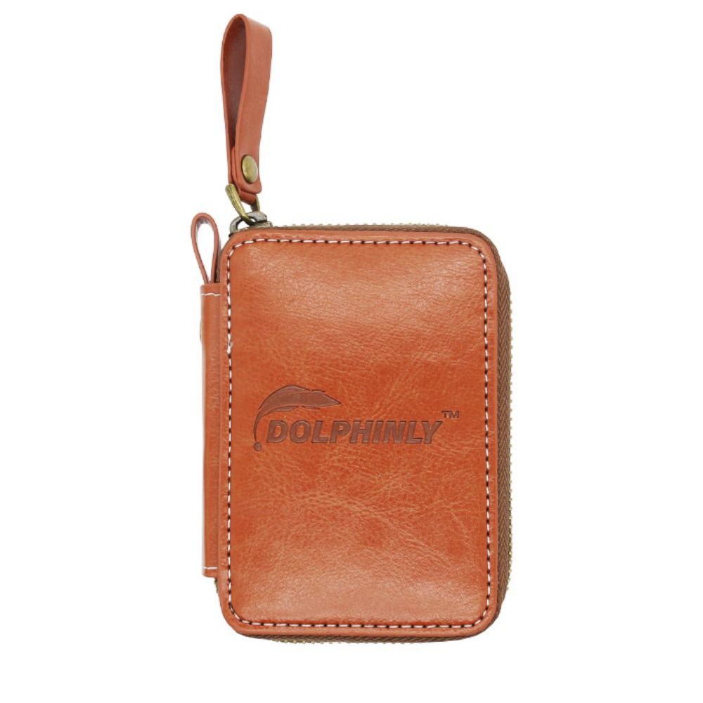 Fishing Lure Spinner - PU Leather Lure Wallet Bag Carrying