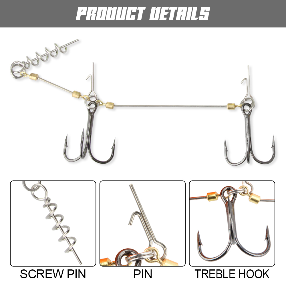 Spinpoler Pike Stinger Rig Hoo - огляд і ціна Fishing Lure Swimbait