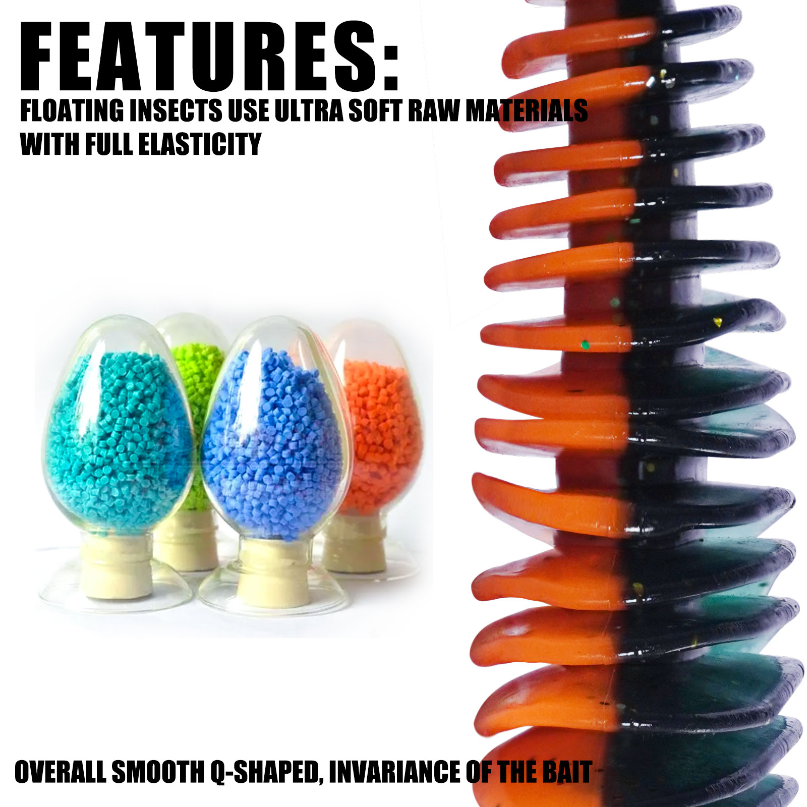 SAMOLLA Worm Silicone Soft Lur - огляд і ціна Fishing Lure Soft Plastic