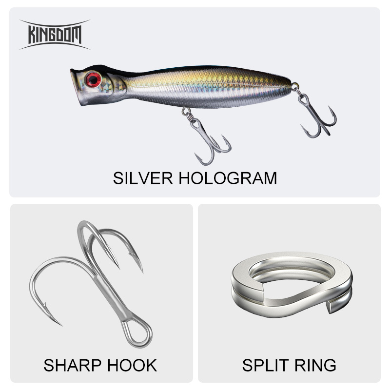 Kingdom Floating Popper Fishin - огляд і ціна Fishing Lure Popper