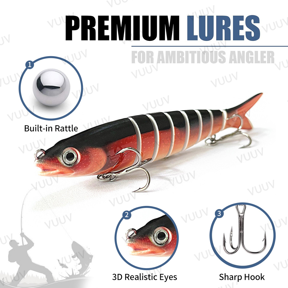 10 pcs Fishing Lures for Bass  - огляд і ціна Fishing Lure Swimbait