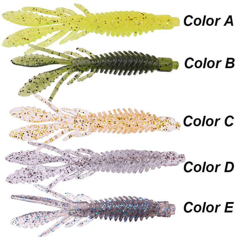 WESTBASS 5PCS Soft Larva Baits - огляд і ціна Fishing Lure Swimbait